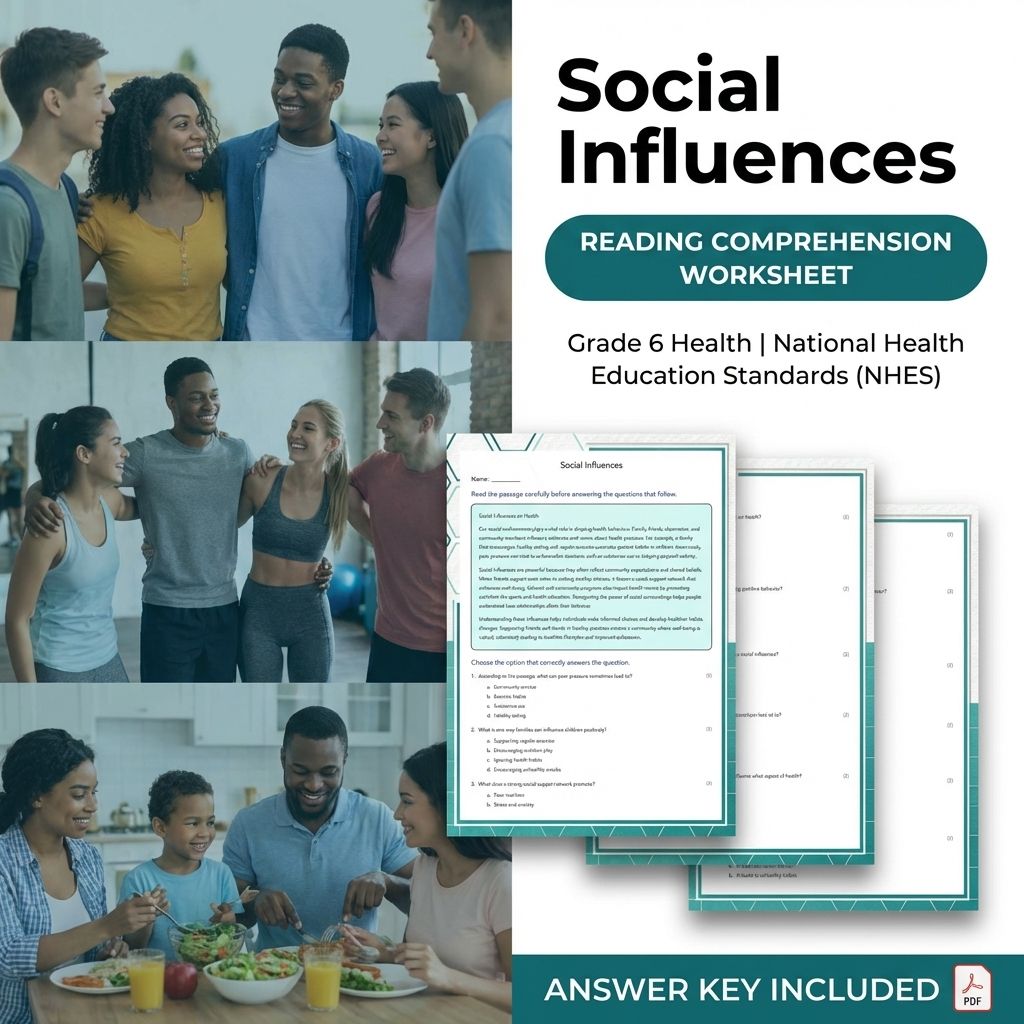 Grade 6 Health | Communication, Decision-Making & Disease Prevention Worksheets Bundle (Answer Key Included) — included worksheet 25