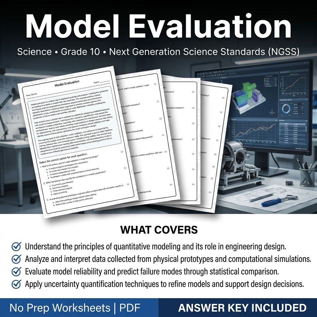 Grade 10 Science Worksheets Bundle | Environmental, Physics & Biology Topics — included worksheet 48
