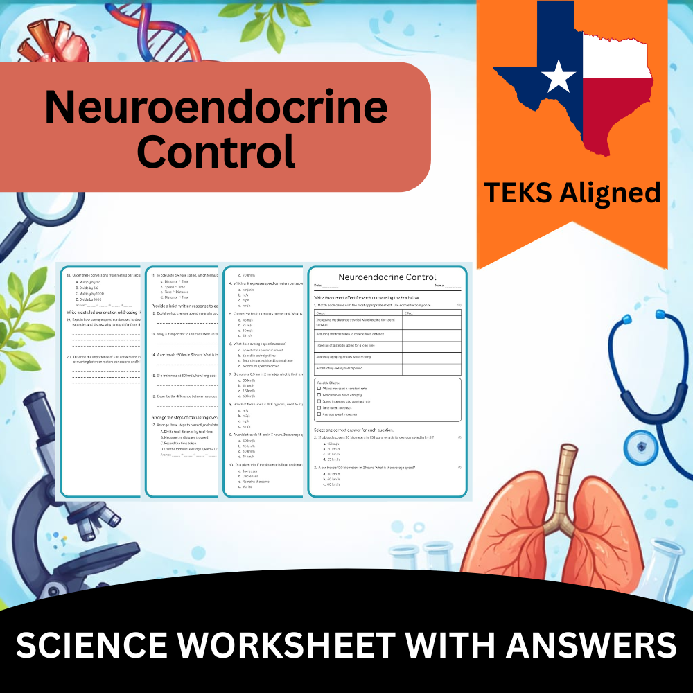 Grade 9 Science Worksheet Bundle – Comprehensive TEKS-Aligned Biology & Ecology Resources — included worksheet 47