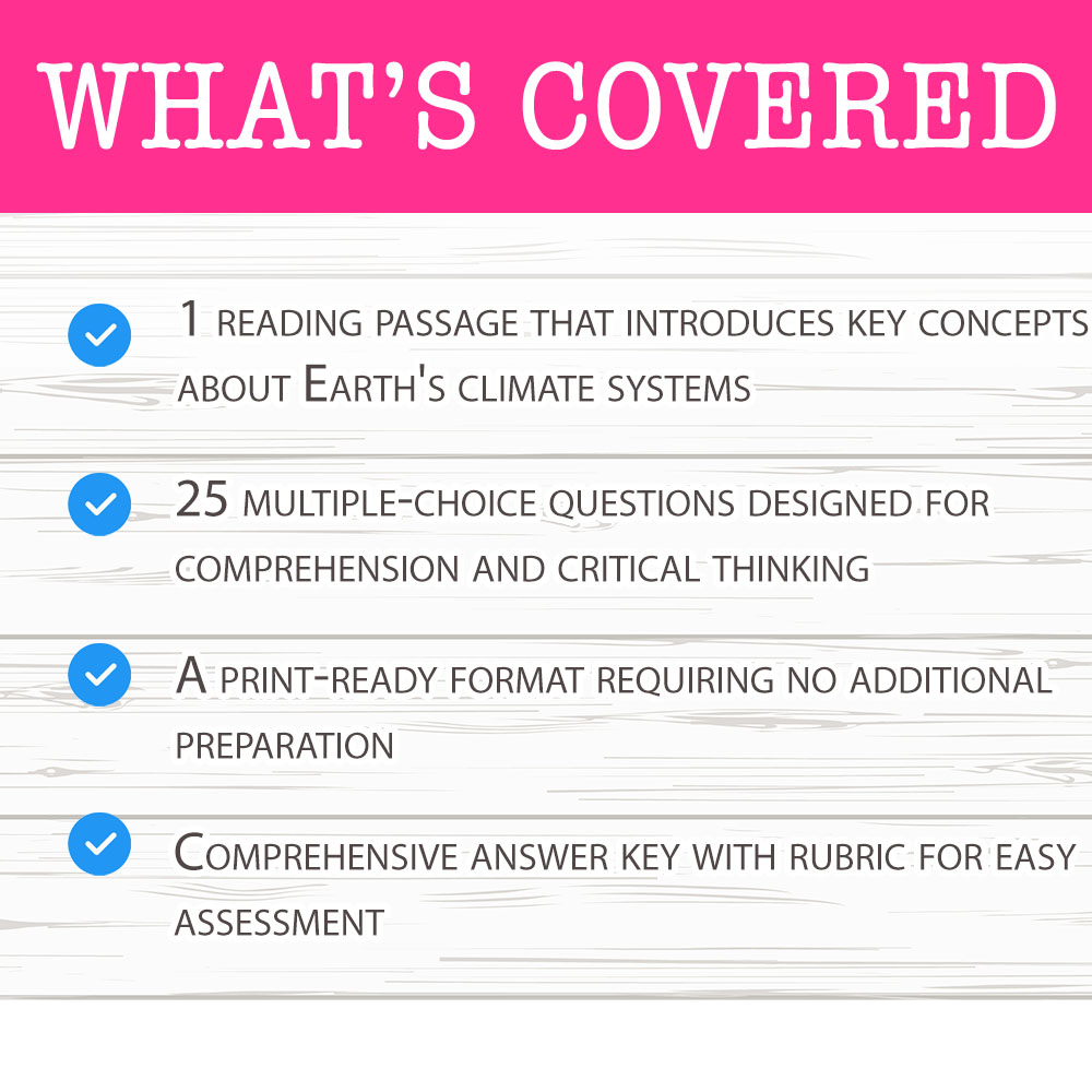 Grade 12 Science worksheet worksheet — Grade 12 Science — Earth Systems and Climate Dynamics Worksheet for Mastery — page 2