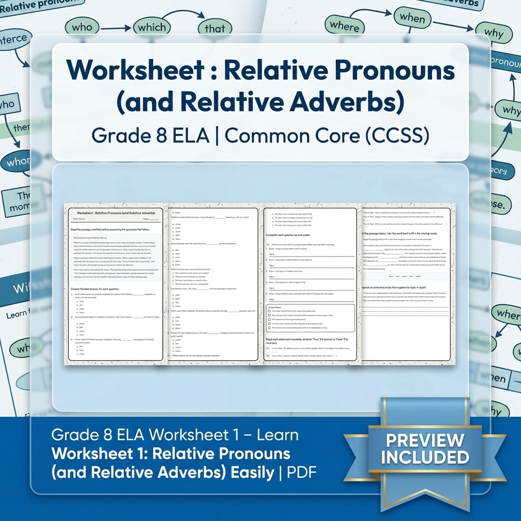 Grade 8 Clarity, Evidence & Argument Writing ELA Full-Year Bundle CCSS — included worksheet 28