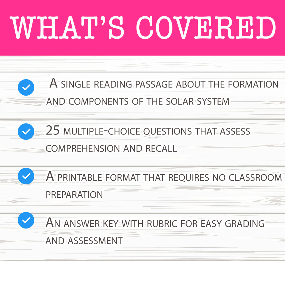 Grade 7 Science worksheet worksheet — Grade 7 Science – The Solar System Worksheet for Mastering Celestial Bodies — page 2