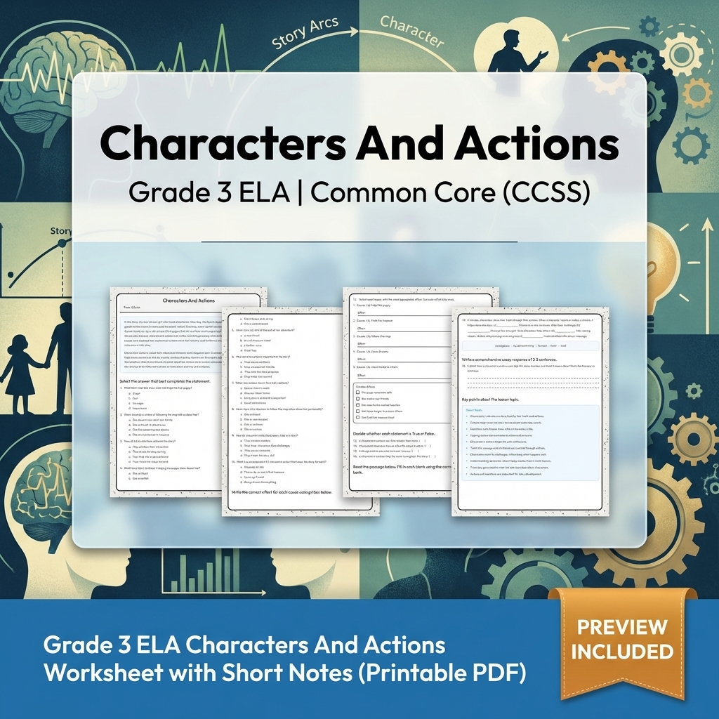Grade 3 Text Evidence Writing ELA Full-Year Bundle for Common Core (CCSS) — included worksheet 30