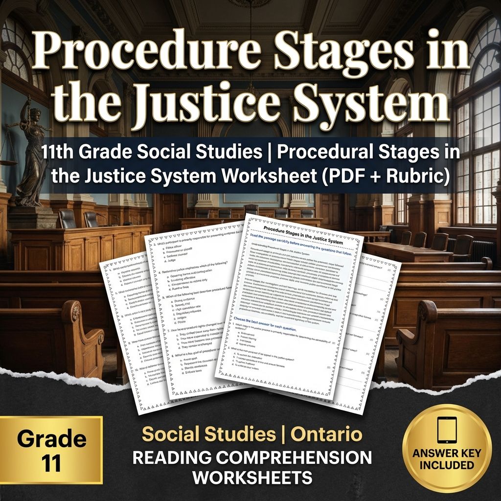 Grade 11 Social Studies Unit Bundle | Constitutional & Legal Foundations — included worksheet 6