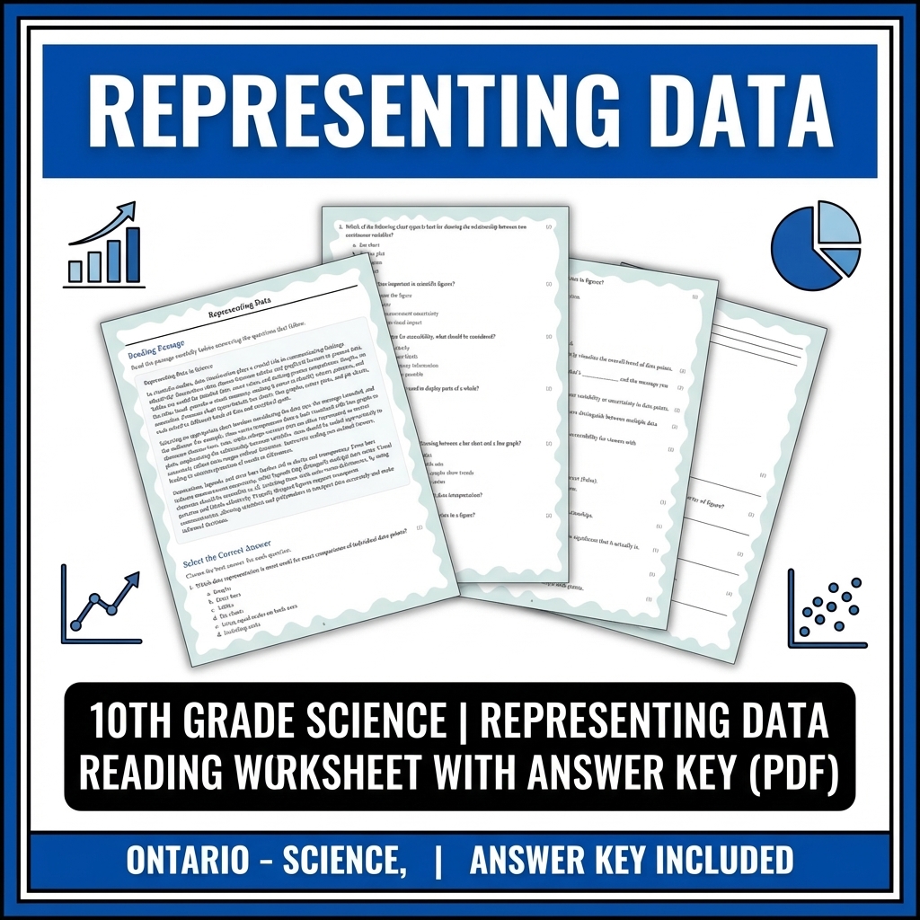Grade 10 Science Bundle | Comprehensive Visual Data, Earth & Biology Concepts  — included worksheet 40
