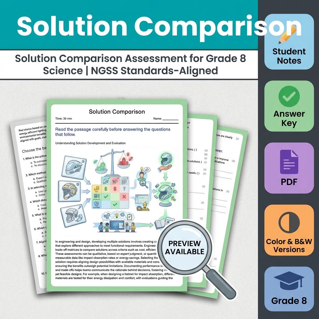 Grade 8 Science Full Year Bundle | NGSS Assessment Worksheets & Resources — included worksheet 39