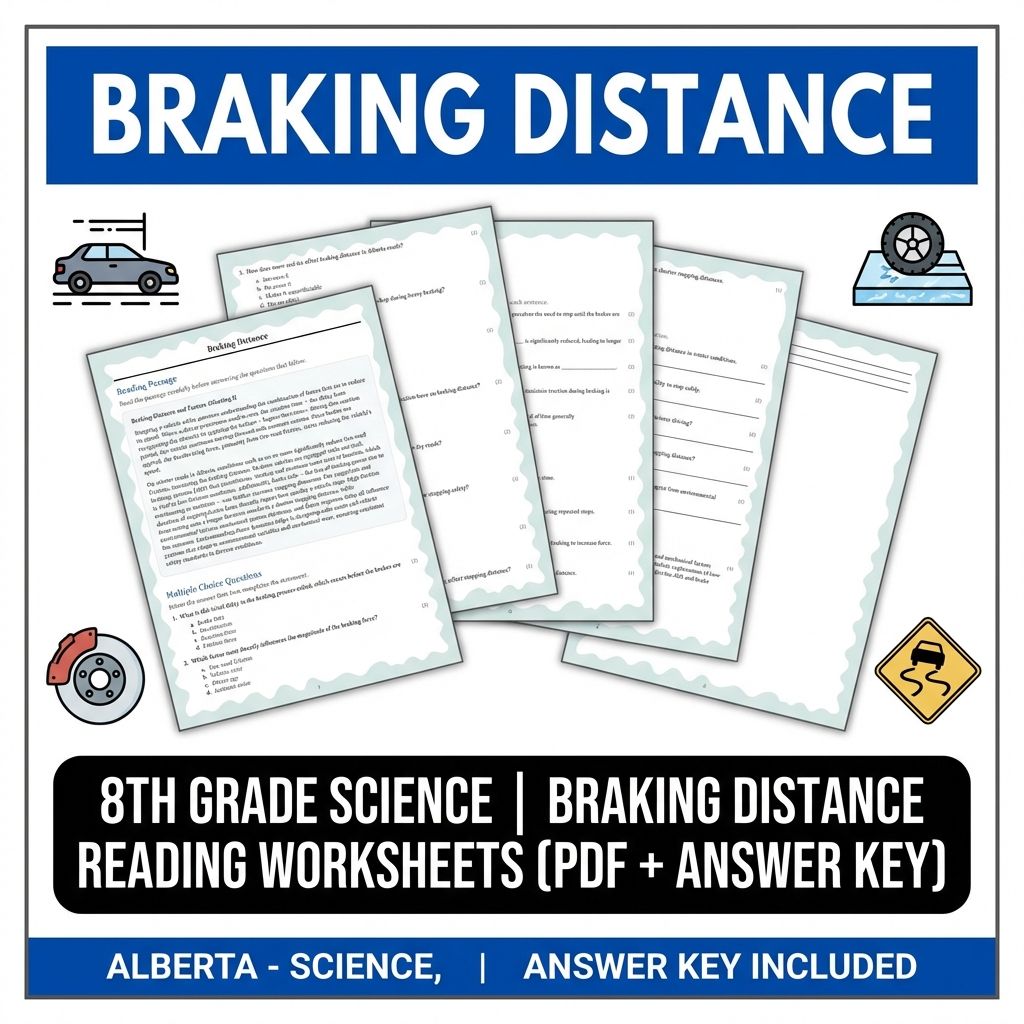 Grade 8 Science Bundle – Forces, Motion & Energy Worksheets (PDF & Answer Key) — included worksheet 14