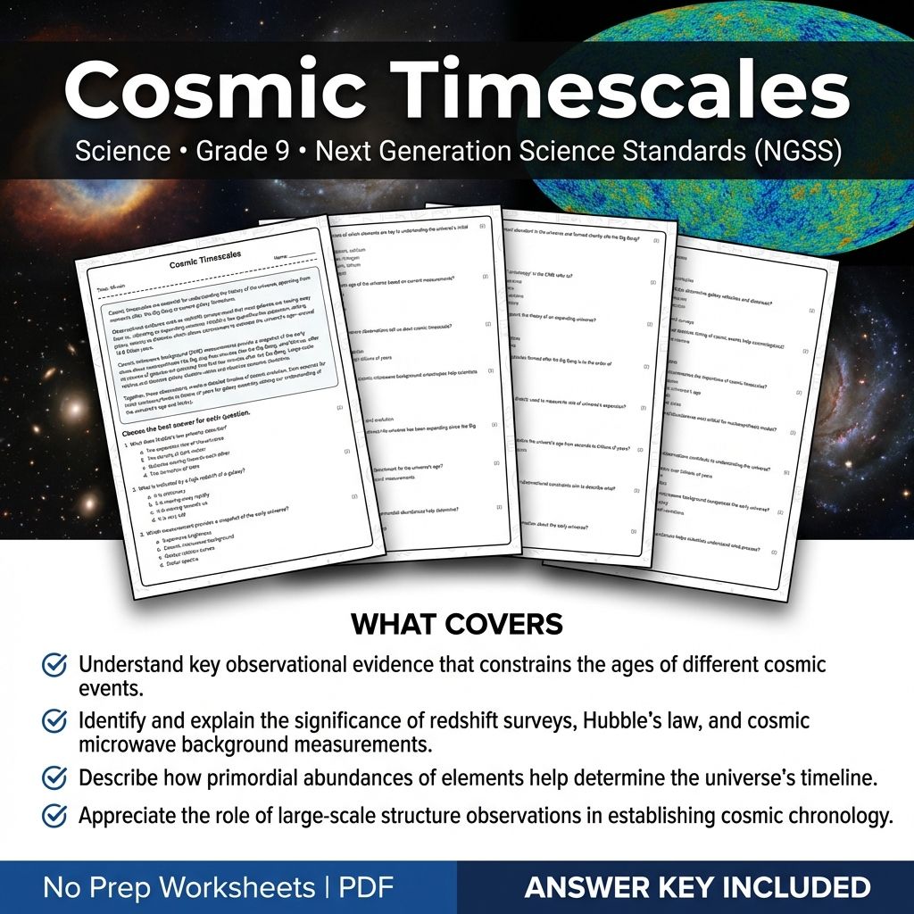 Grade 9 Science Worksheet Bundle | Physics, Biology, Earth & Energy Topics — included worksheet 45