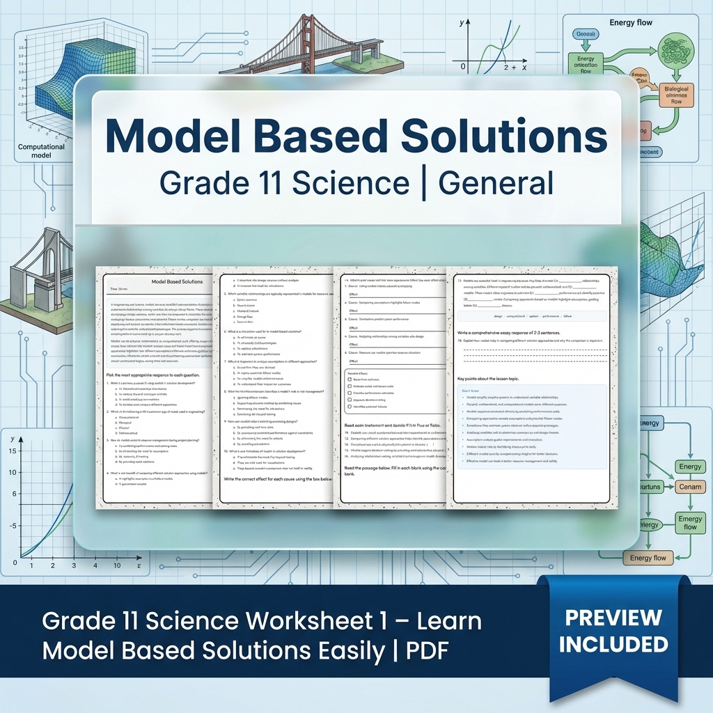 Grade 11 Science Modeling and Evidence Full-Year Bundle: General Framework — included worksheet 30