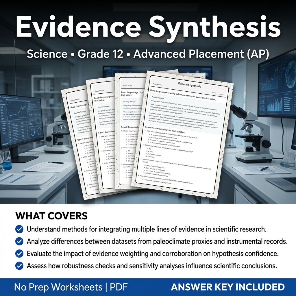 Grade 12 Science Unit Bundle | Uncertainty, Data Analysis & Modeling Worksheets — included worksheet 7