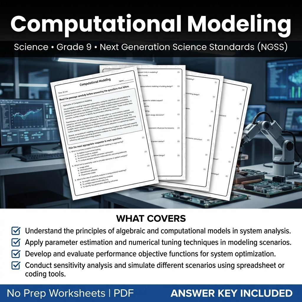 Grade 9 Science Worksheet Bundle | Physics, Biology, Earth & Energy Topics — included worksheet 46