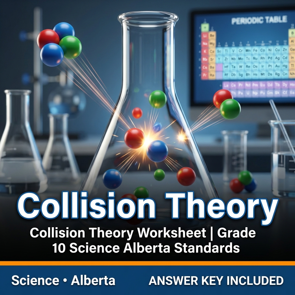 Collision Theory Worksheet | Grade 10 Science Alberta Standards
