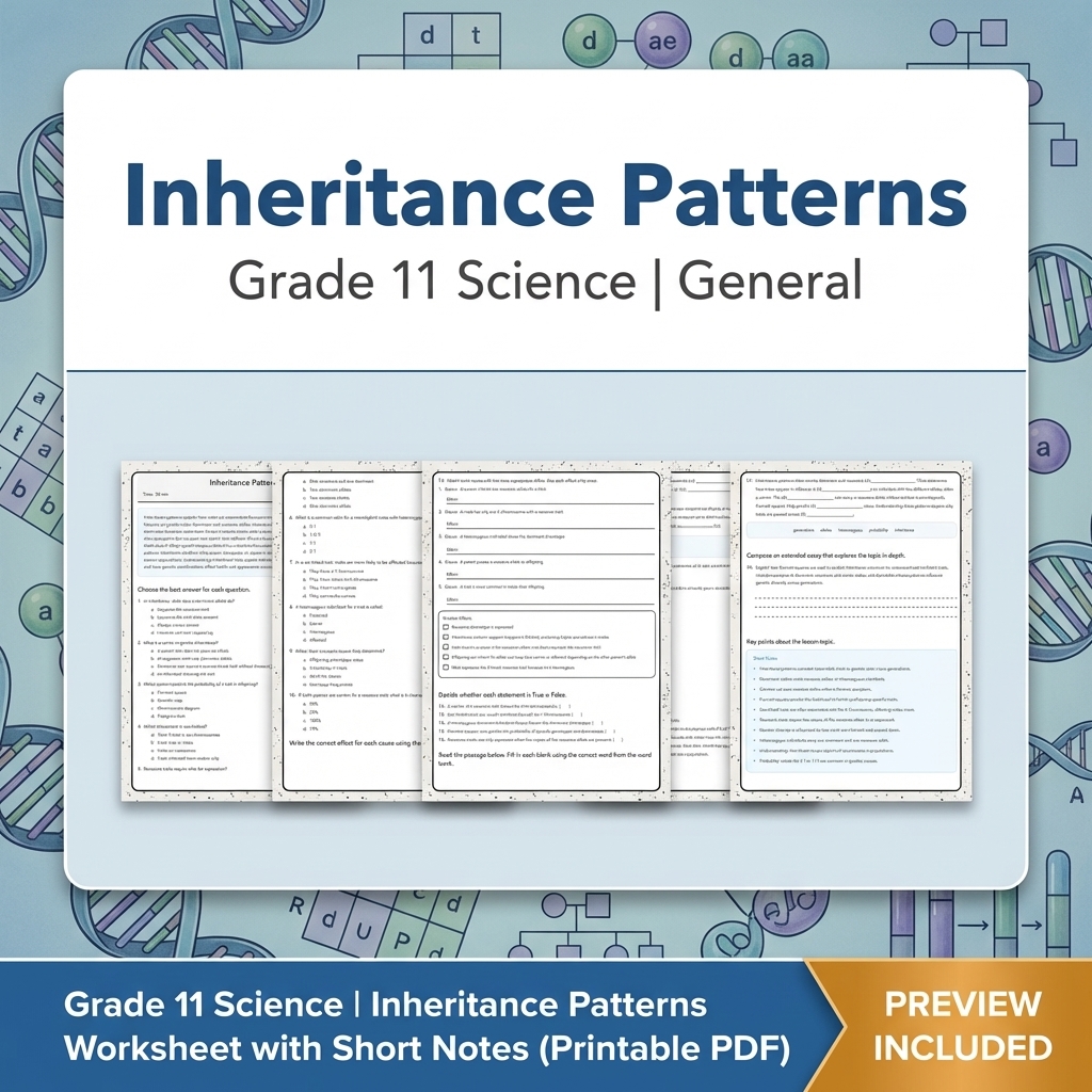 Grade 11 Science Modeling and Evidence Full-Year Bundle: General Framework — included worksheet 31