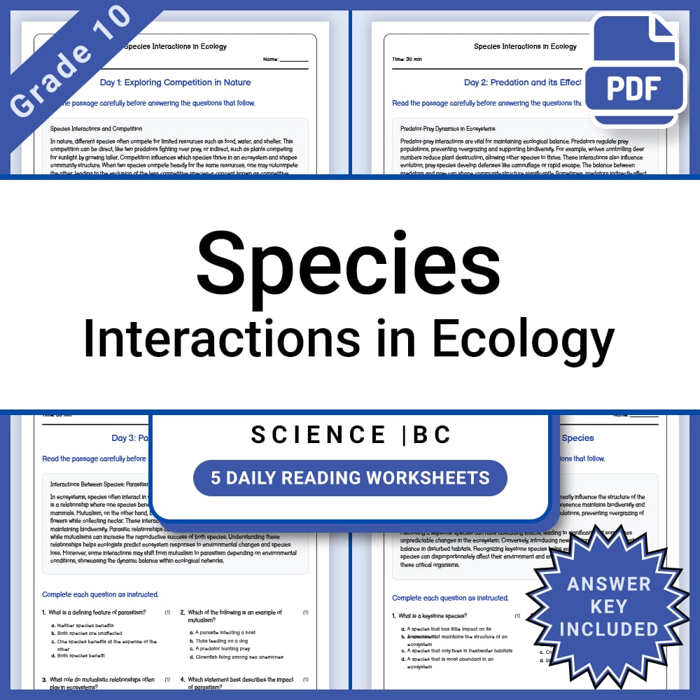 Grade 10 Science Full Year Curriculum Bundle | Physics, Genetics & Core Concepts — included worksheet 47