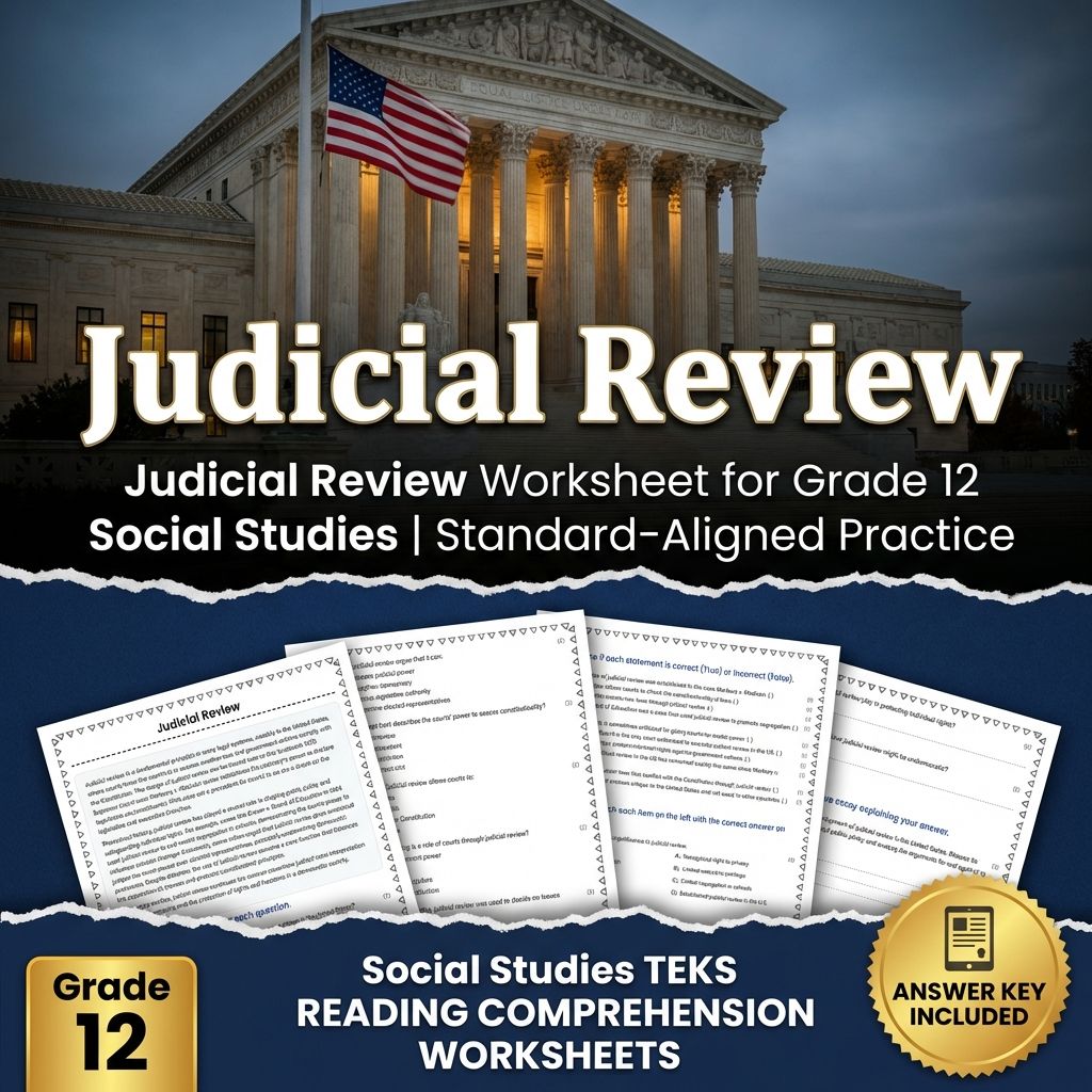 Judicial Review for Grade 12 Social Studies | Standard-Aligned Practice