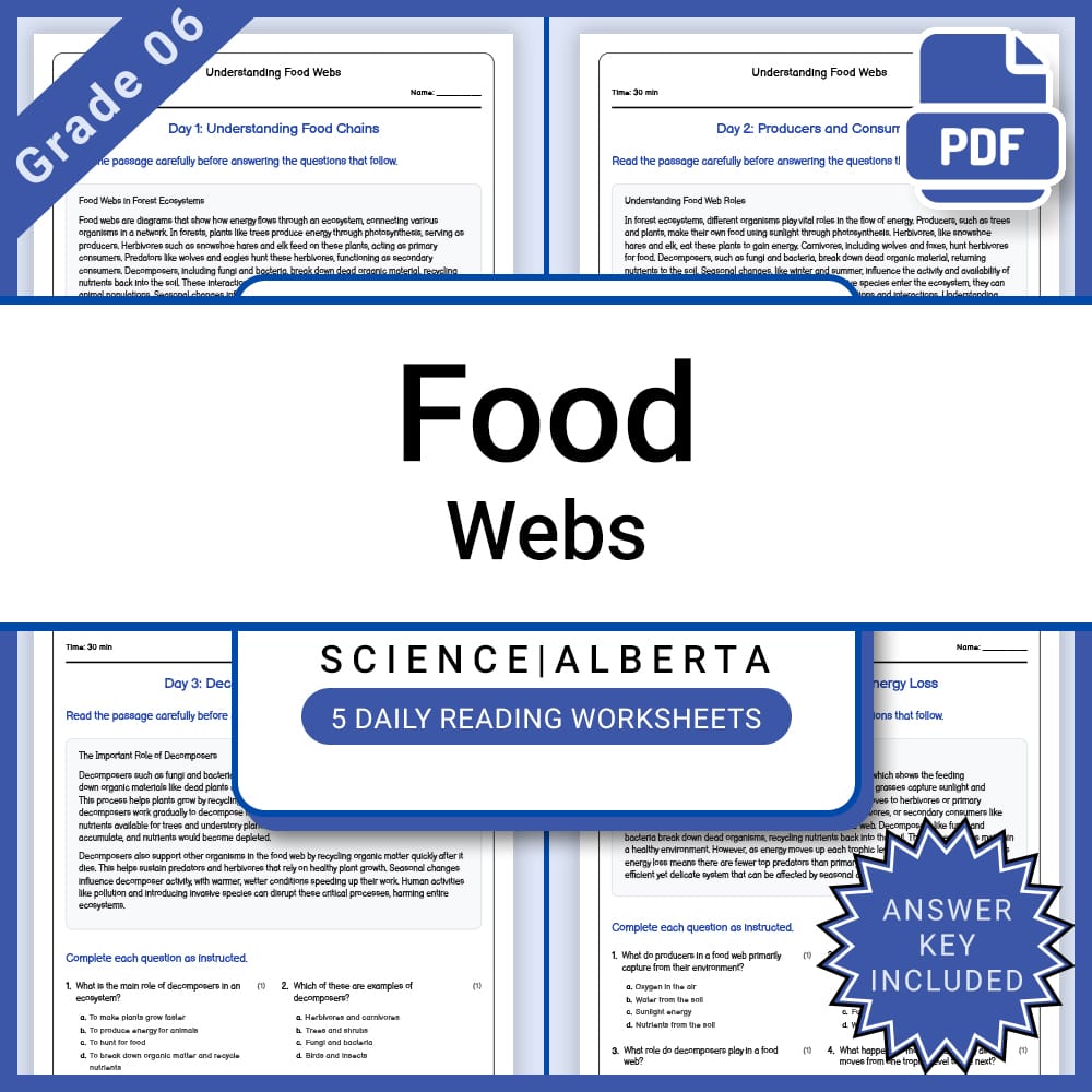 Grade 6 Science Full Year Bundle | Weather, Ecosystems, Flight & Space — included worksheet 48
