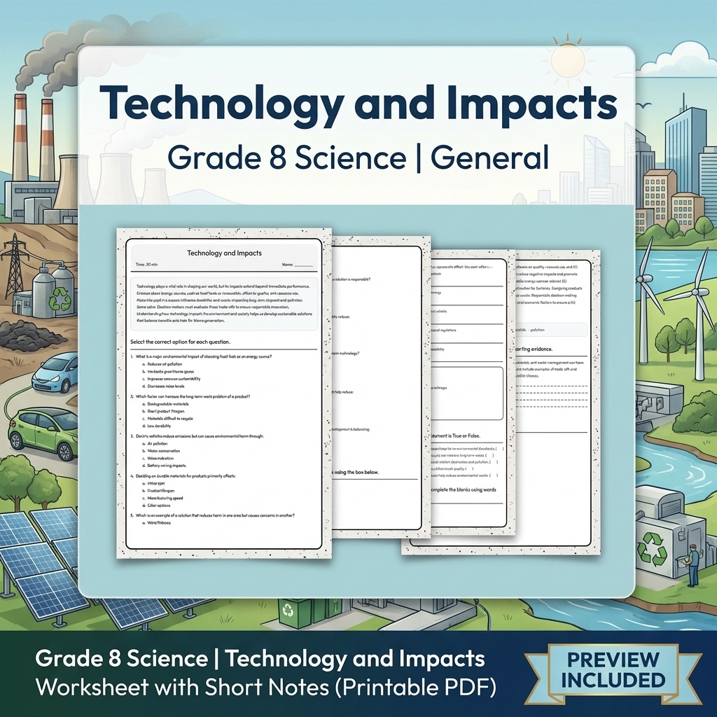 Grade 8 Science Data, Models & CER Full-Year Bundle: General Framework — included worksheet 31