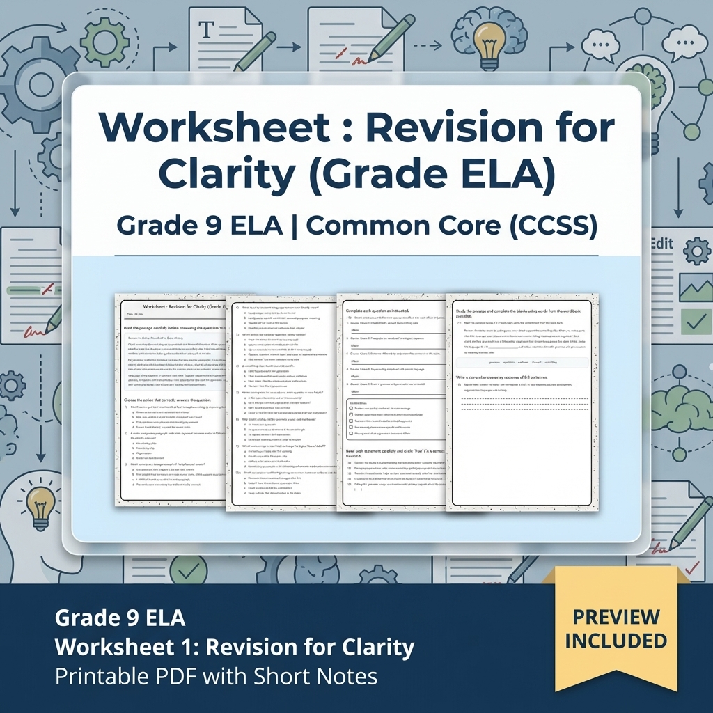 Grade 9 ELA Text Evidence, Argument, and Language Full-Year Bundle CCSS — included worksheet 32