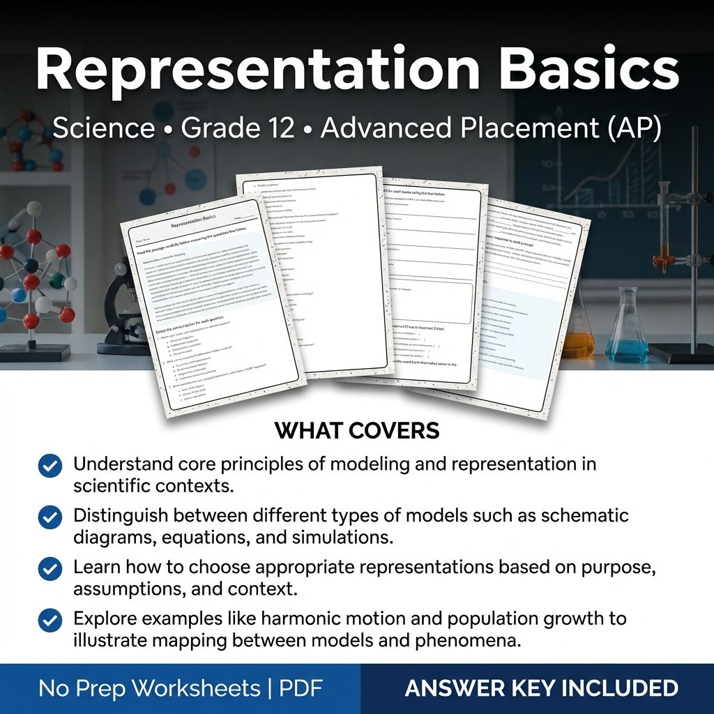 Grade 12 Science Unit Bundle | Uncertainty, Data Analysis & Modeling Worksheets — included worksheet 8