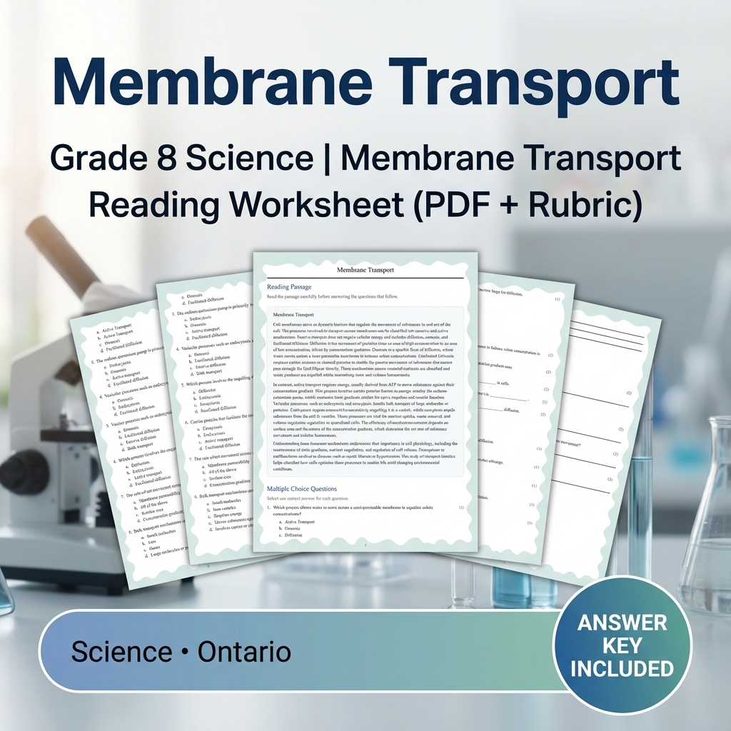 Grade 8 Science Worksheets Bundle | Biology, Physics & Earth Science Resources — included worksheet 51