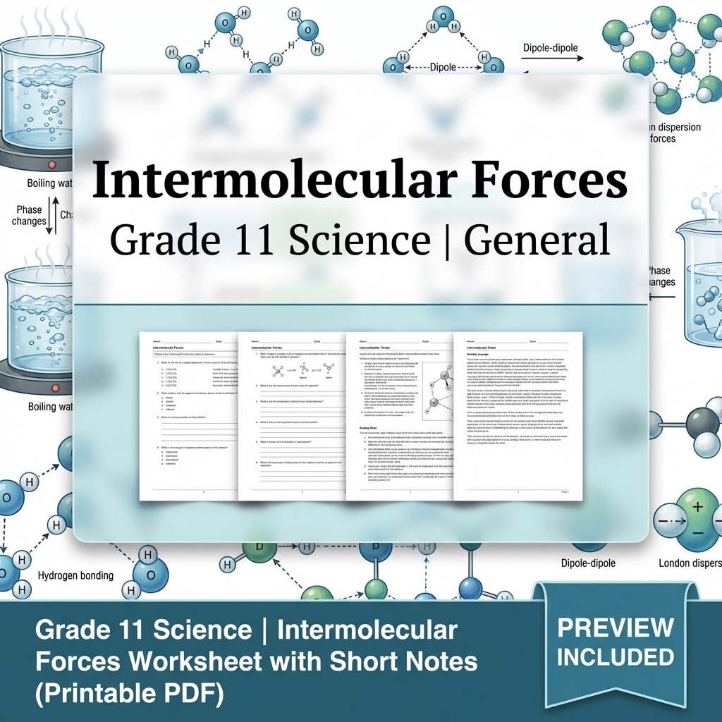 Grade 11 Science Modeling and Evidence Full-Year Bundle: General Framework — included worksheet 32