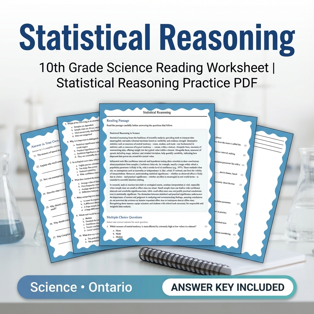 Grade 10 Science Bundle | Comprehensive Visual Data, Earth & Biology Concepts  — included worksheet 50