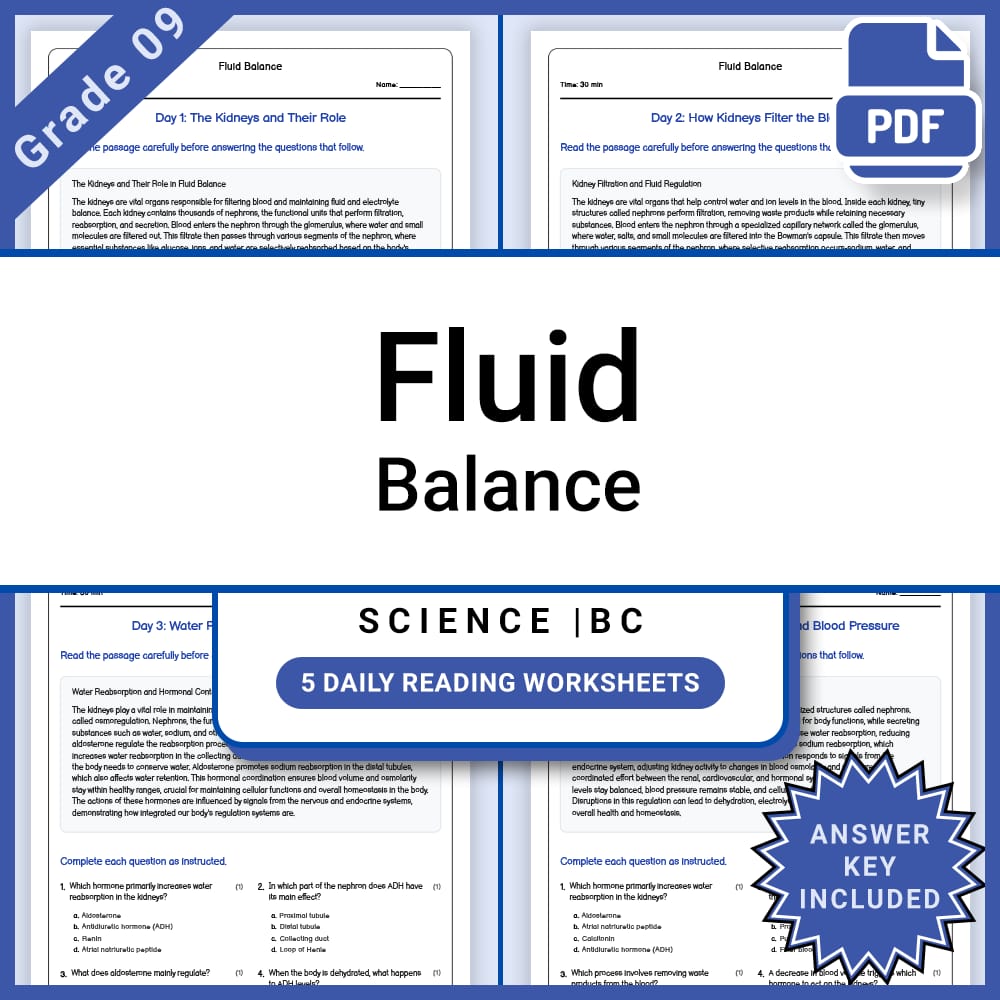 Grade 9 Science Full Year Bundle | Tidal Forces, Energy, and Physics — included worksheet 54