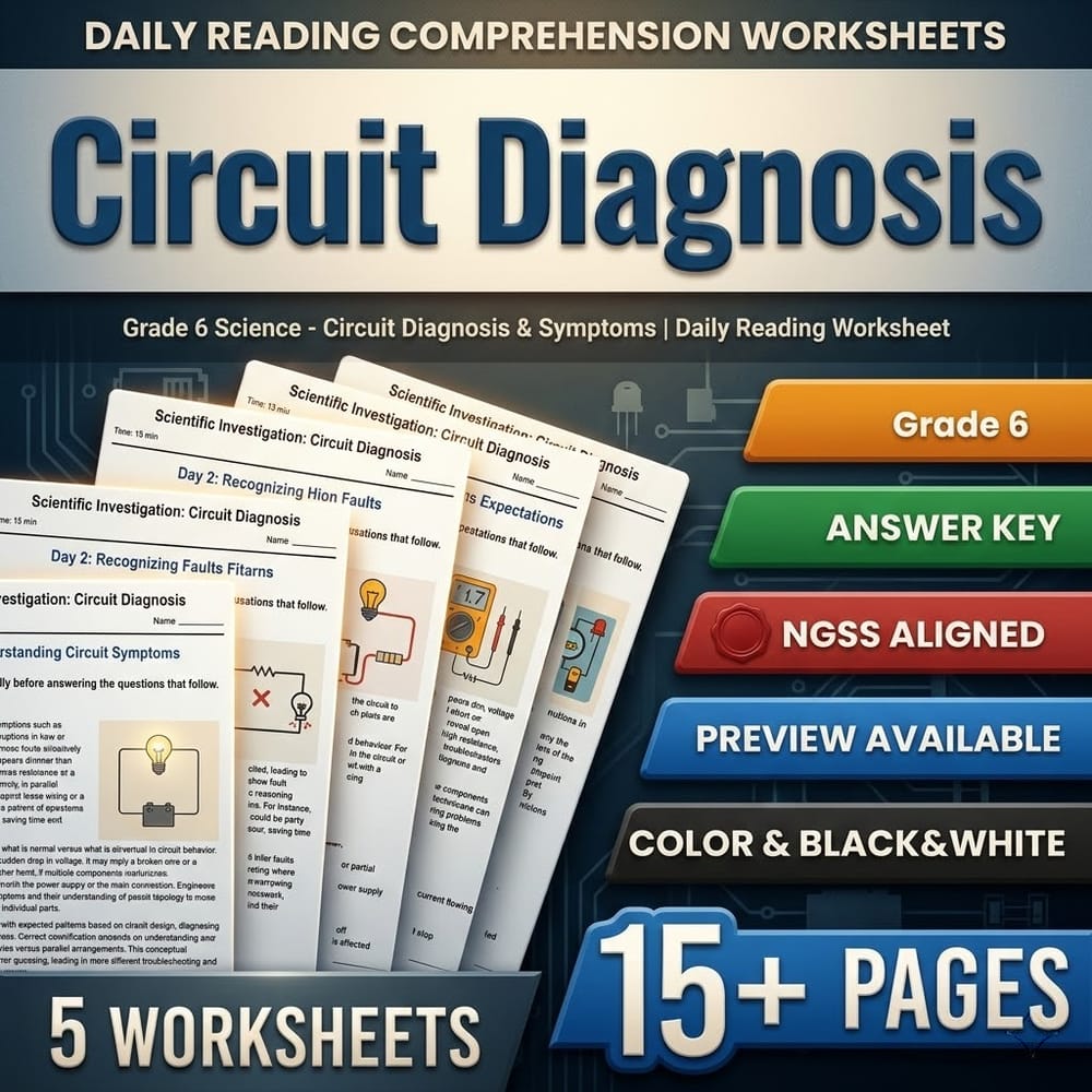 Grade 6 Science Full Year Bundle – Ontario Daily Reading Worksheets — included worksheet 49
