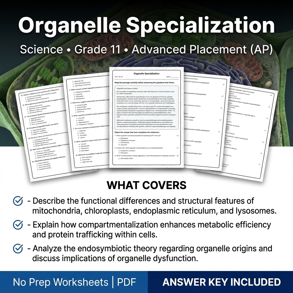 Grade 11 Science Worksheet Bundle | Earth's Systems, Chemistry & Physics — included worksheet 50