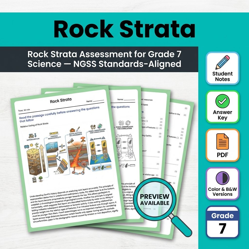 Grade 7 Science Full Year Bundle | NGSS Assessment Worksheets & Resources — included worksheet 39