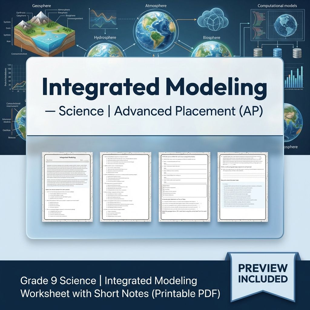 Grade 9 Science Worksheet Bundle | Comprehensive STEM Practice Pack (PDF) — included worksheet 35