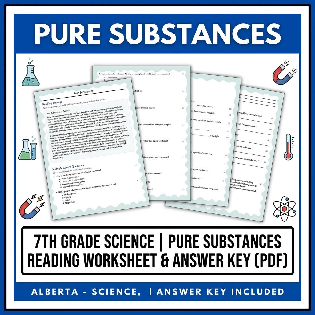 Grade 7 Science Worksheet Pack | Energy, Matter & Ecosystem Concepts — included worksheet 53