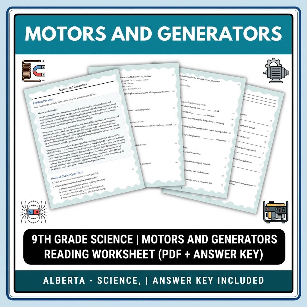 Grade 9 Science | Physics, Biology & Chemistry Mastery (Answer Key Included) — included worksheet 49
