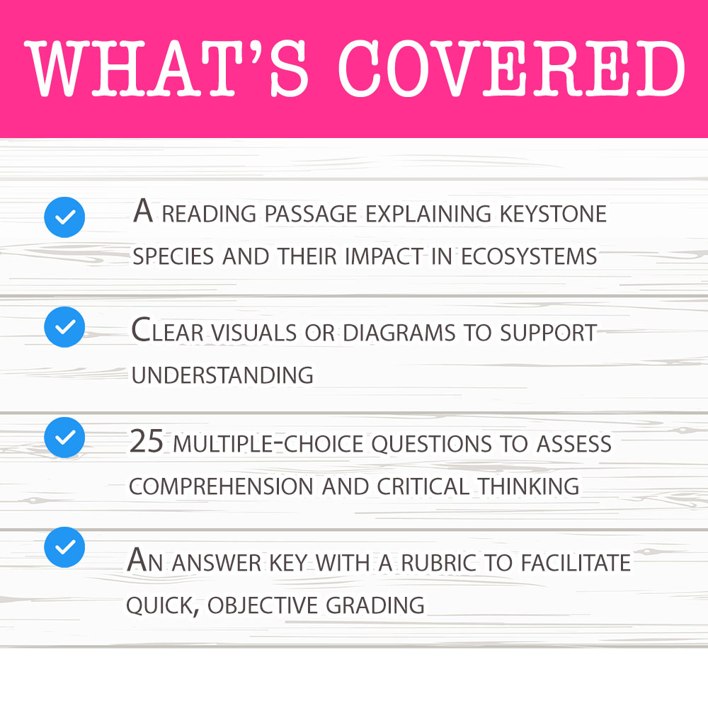 Grade 6 Science worksheet worksheet — Grade 6 Science – Keystone Species Worksheet for Understanding Ecosystems — page 2