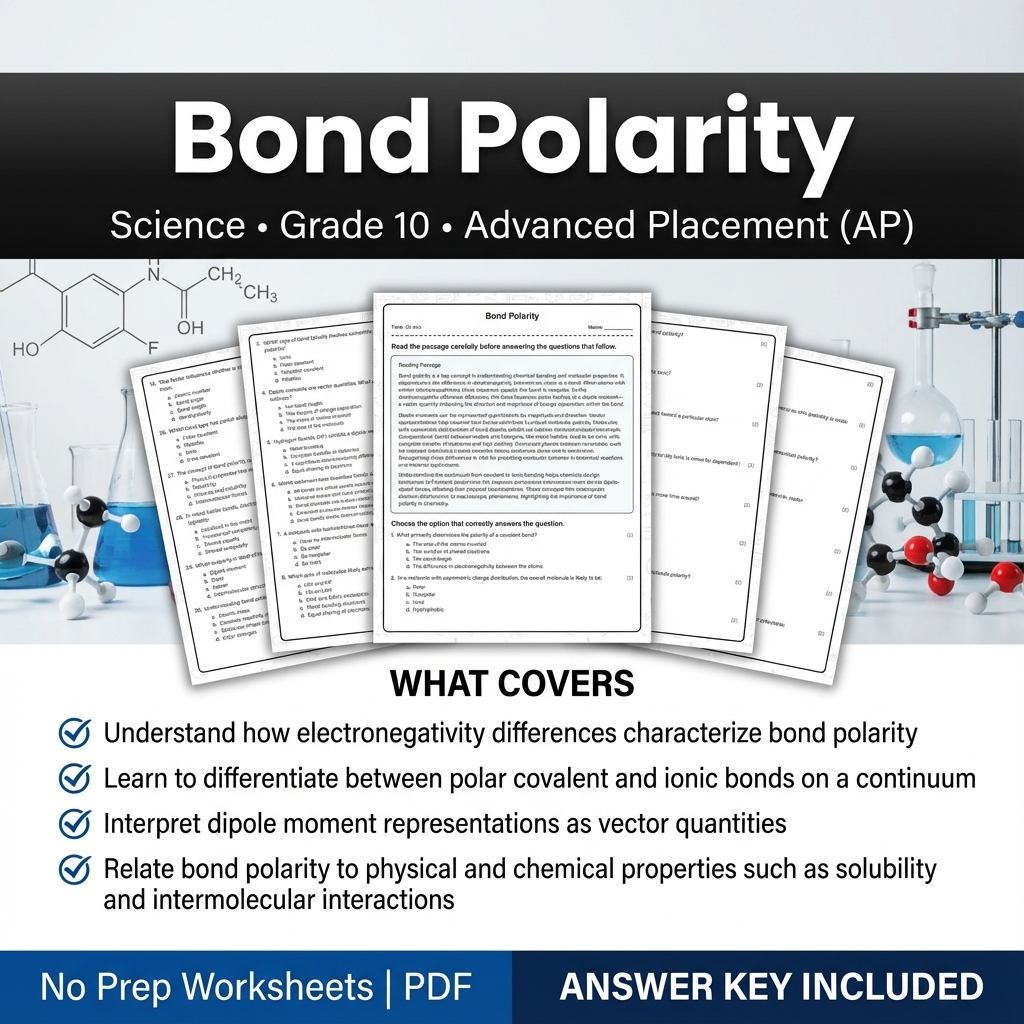 Grade 10 Science Worksheet Bundle – Physics, Biology & Earth Science PDF — included worksheet 53