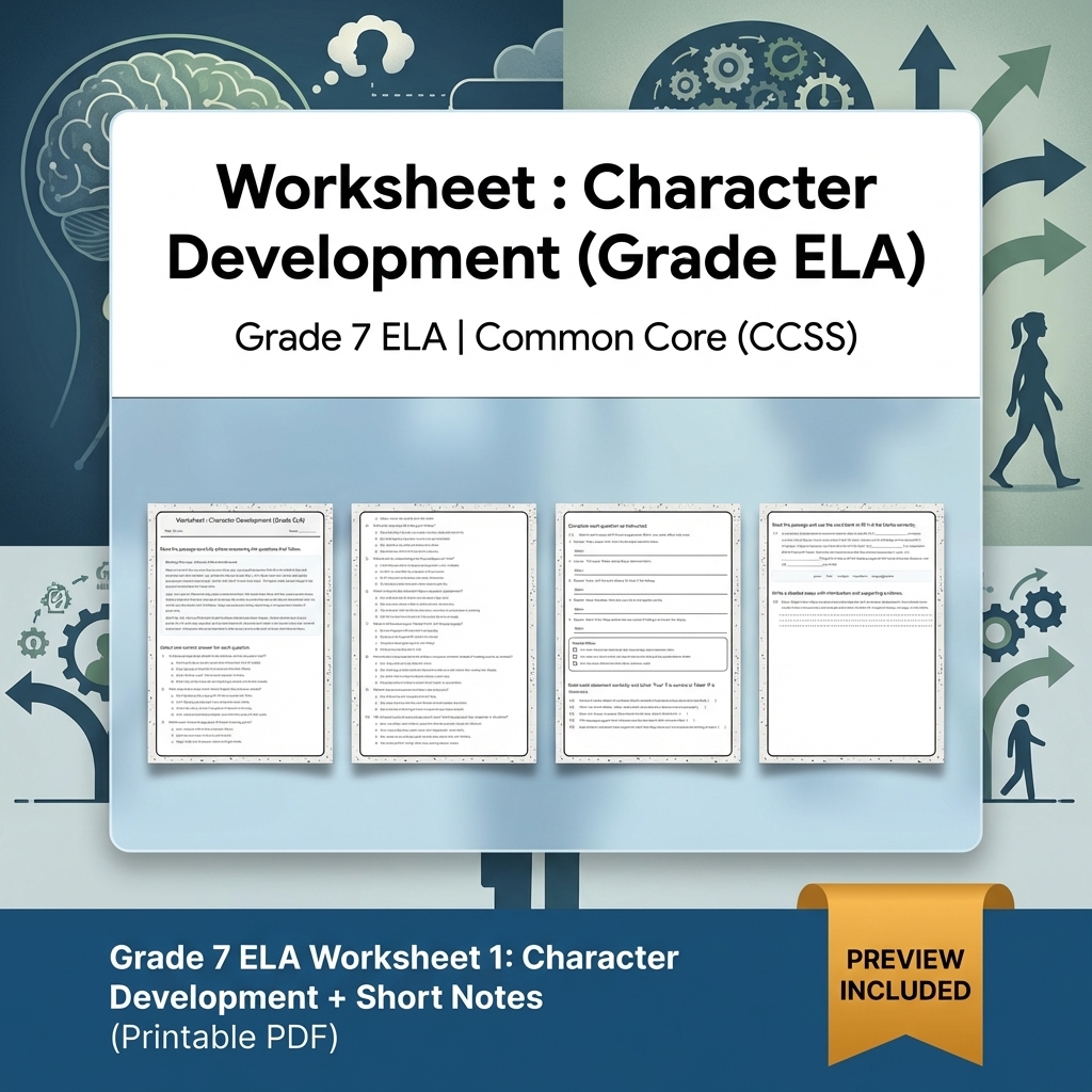 Grade 7 Writing Routinely ELA Full-Year Bundle – Common Core (CCSS) — included worksheet 35