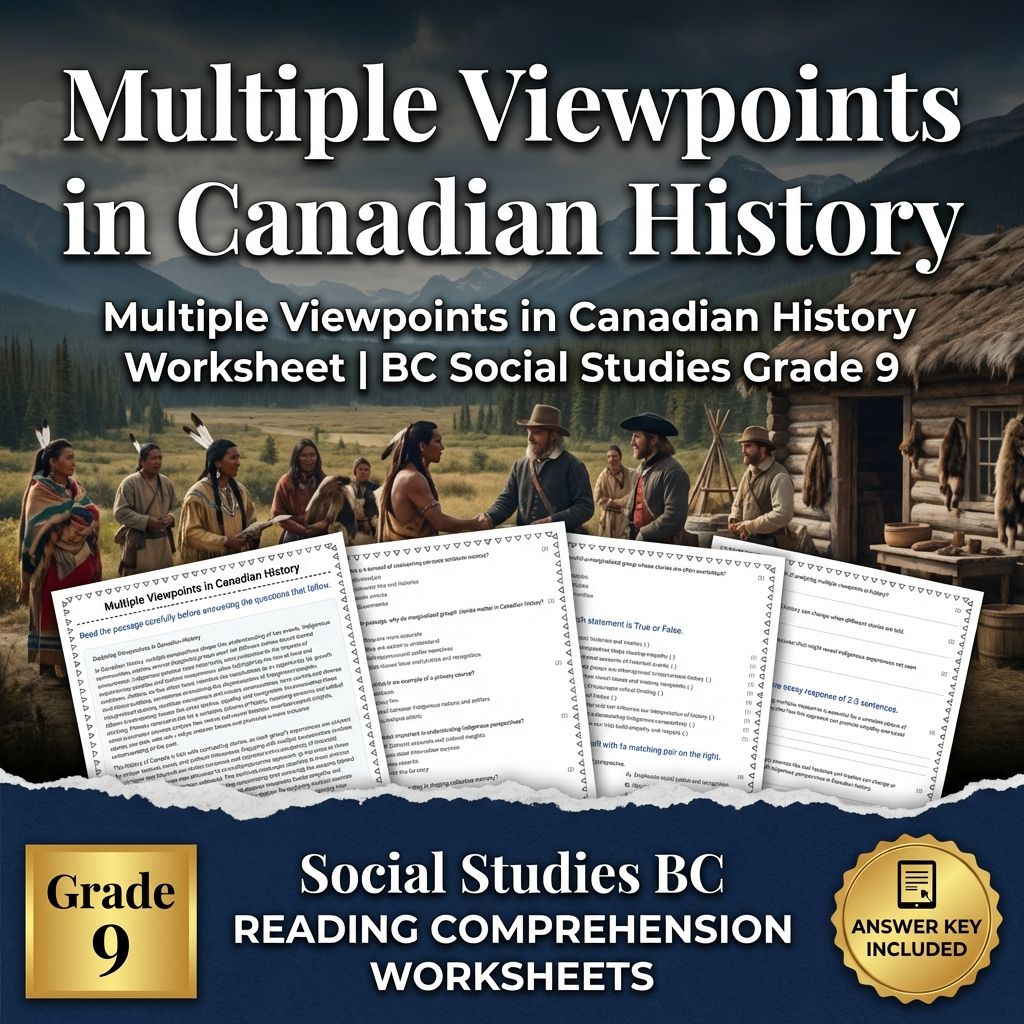 Grade 9 Social Studies Bundle | Constructing Historical Narratives  — included worksheet 5