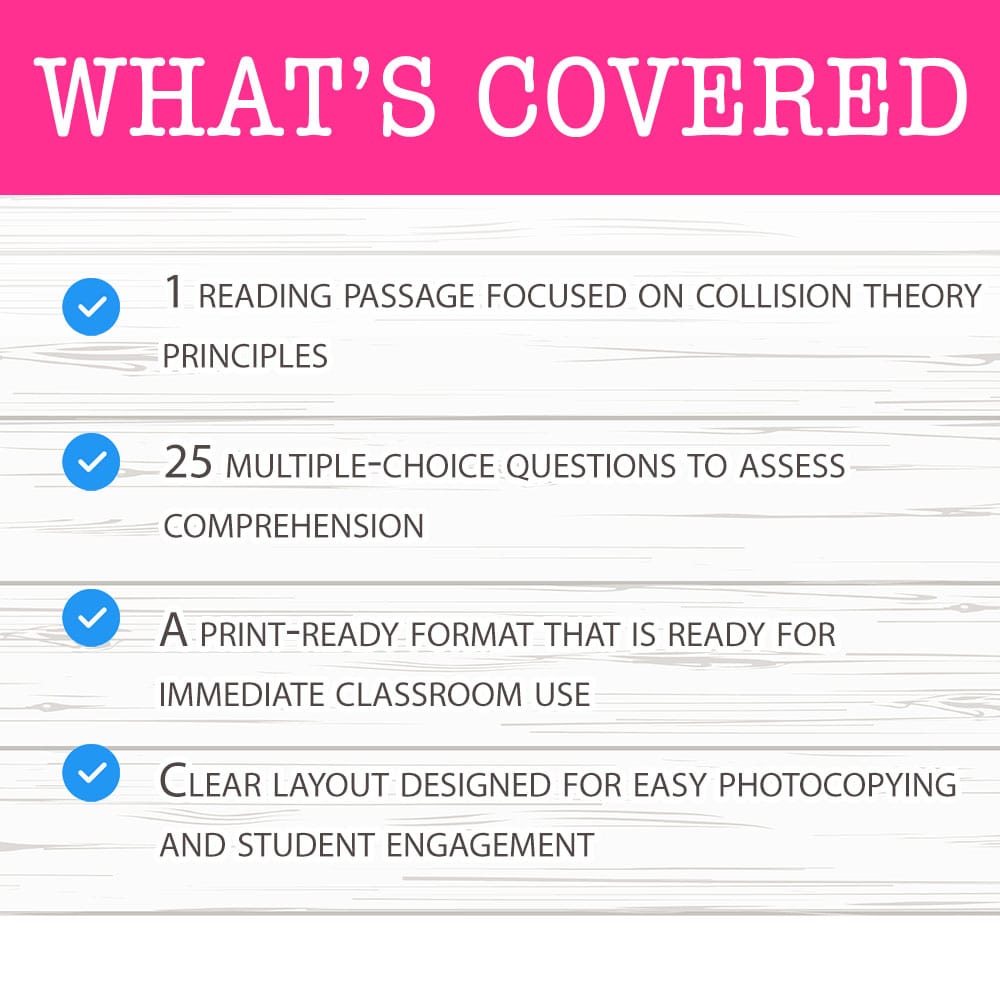 Grade 10 Science worksheet mcq paper worksheet — Grade 10 Science — Collision Theory Worksheet MCQ for Mastery — page 2