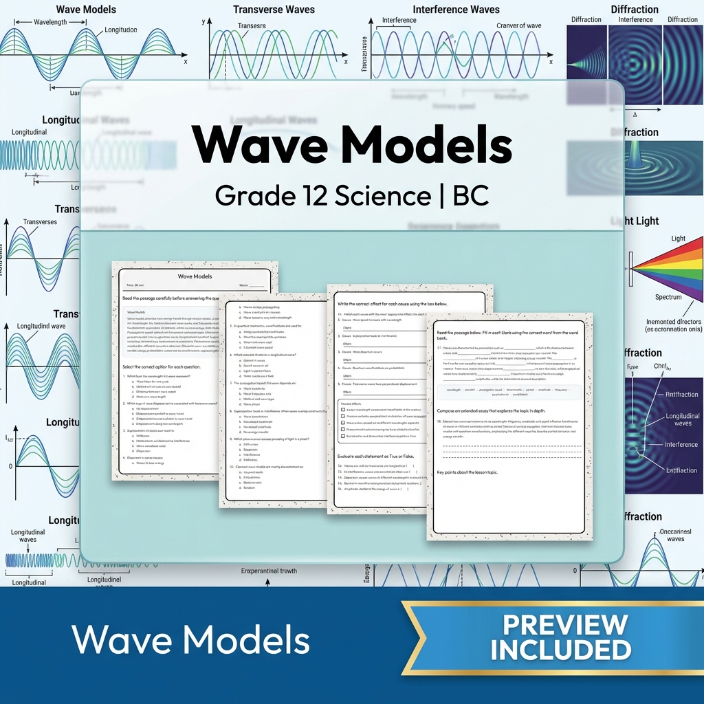 Grade 12 Science Full Year Bundle | Thermochemistry, Earth Systems, Genetics — included worksheet 49