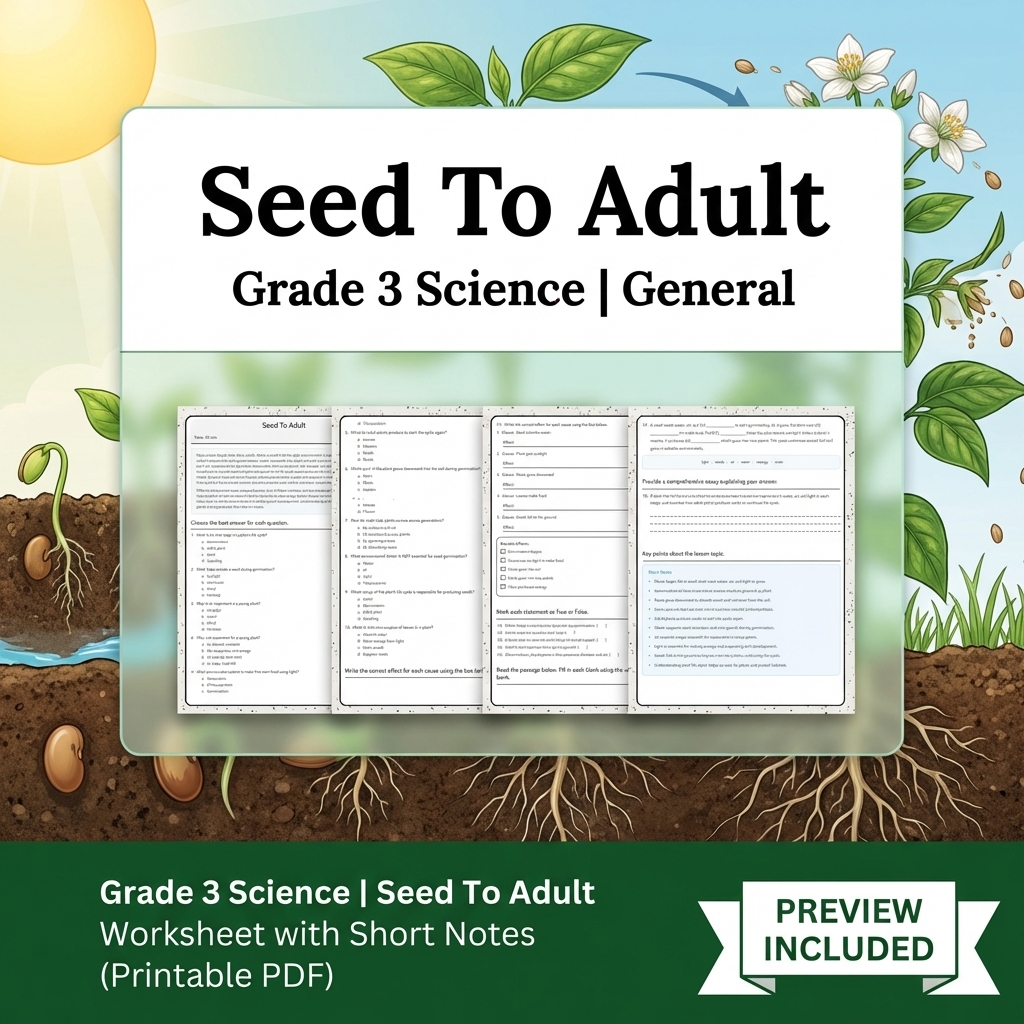 Grade 3 Science Full Year Bundle | Comprehensive Curriculum Resources — included worksheet 35