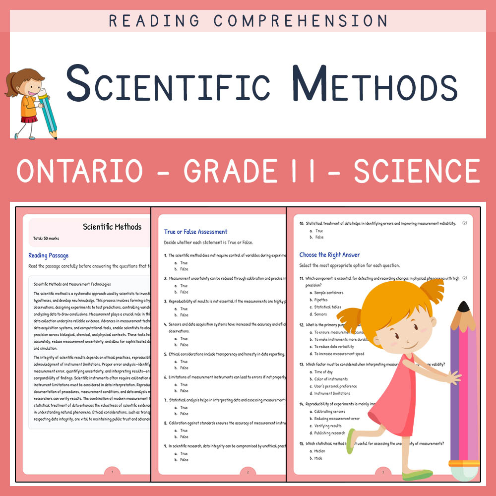 Grade 11 Science worksheet elena worksheet — Grade 11 Science Practice | Scientific Methods Worksheet Elena | Ontario — pa…