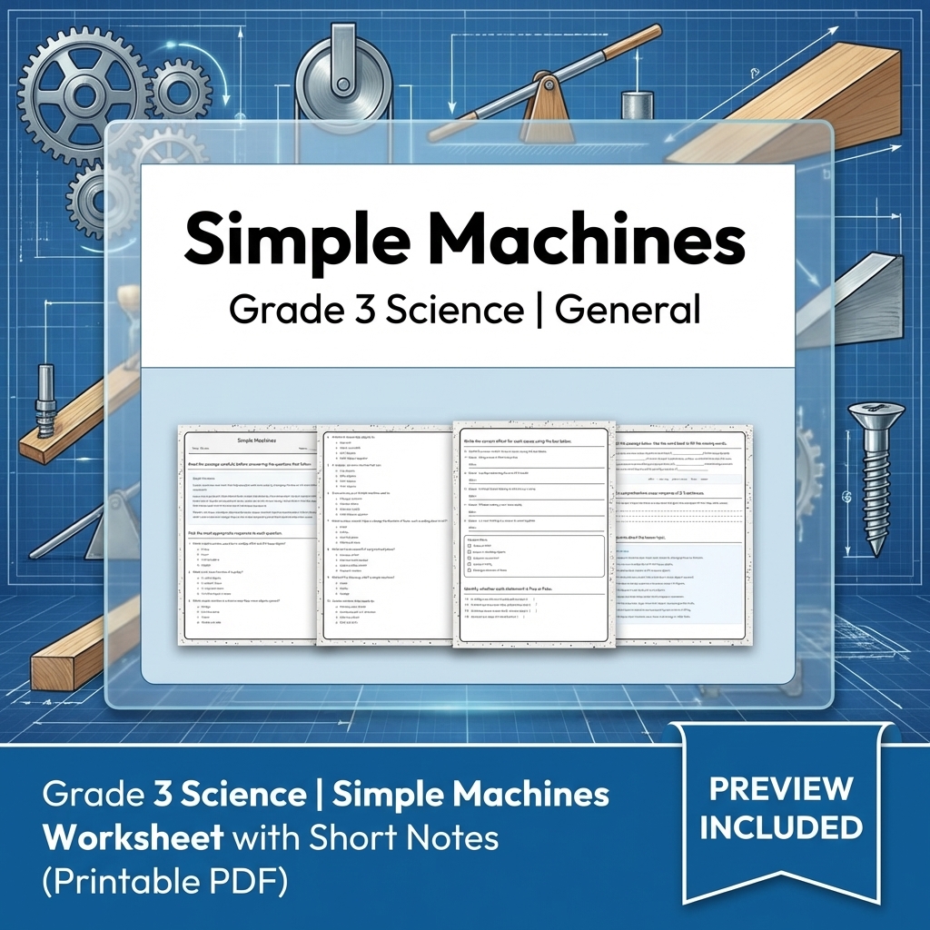 Grade 3 Science Full Year Bundle | Comprehensive Curriculum Resources — included worksheet 36