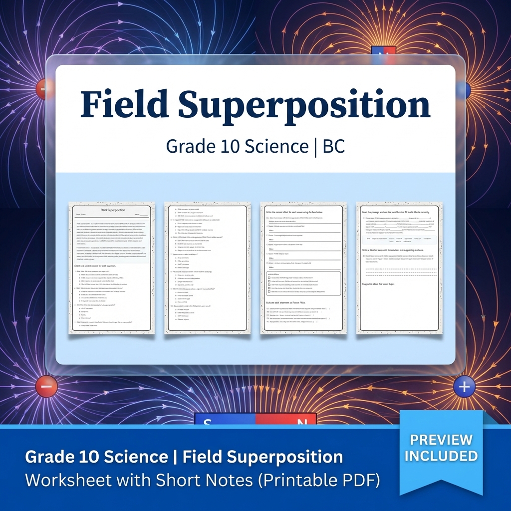 Grade 10 Science Bundle | Physics, Energy & Forces | Full Year Curriculum — included worksheet 49