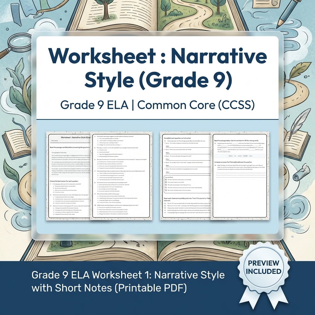 Grade 9 ELA Text Evidence, Argument, and Language Full-Year Bundle CCSS — included worksheet 35