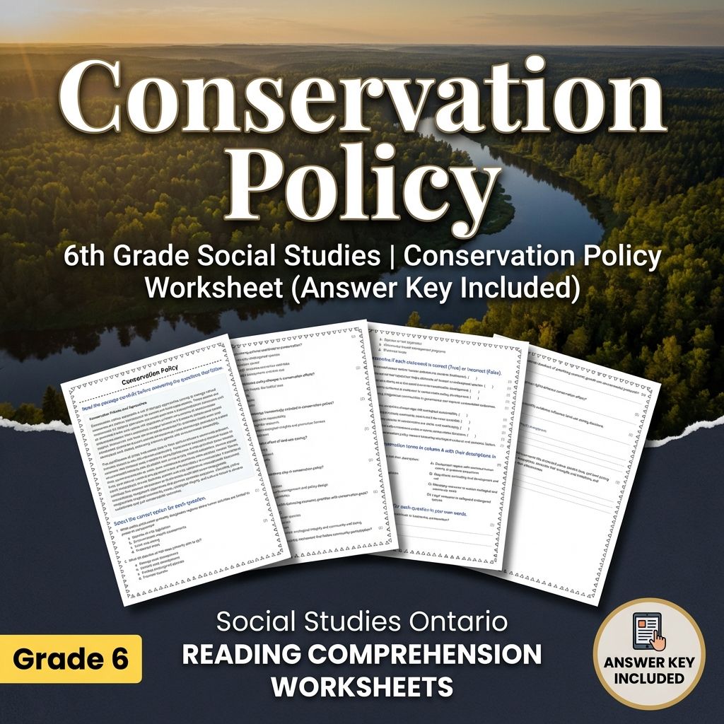 Grade 6 Social Studies Unit Bundle | Canadian Resources, Climate & Environment — included worksheet 12