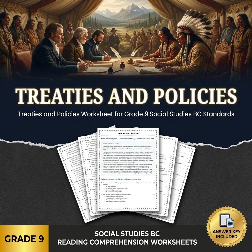 Grade 9 Social Studies | Contact, Cooperation & Conflict Bundle — included worksheet 8