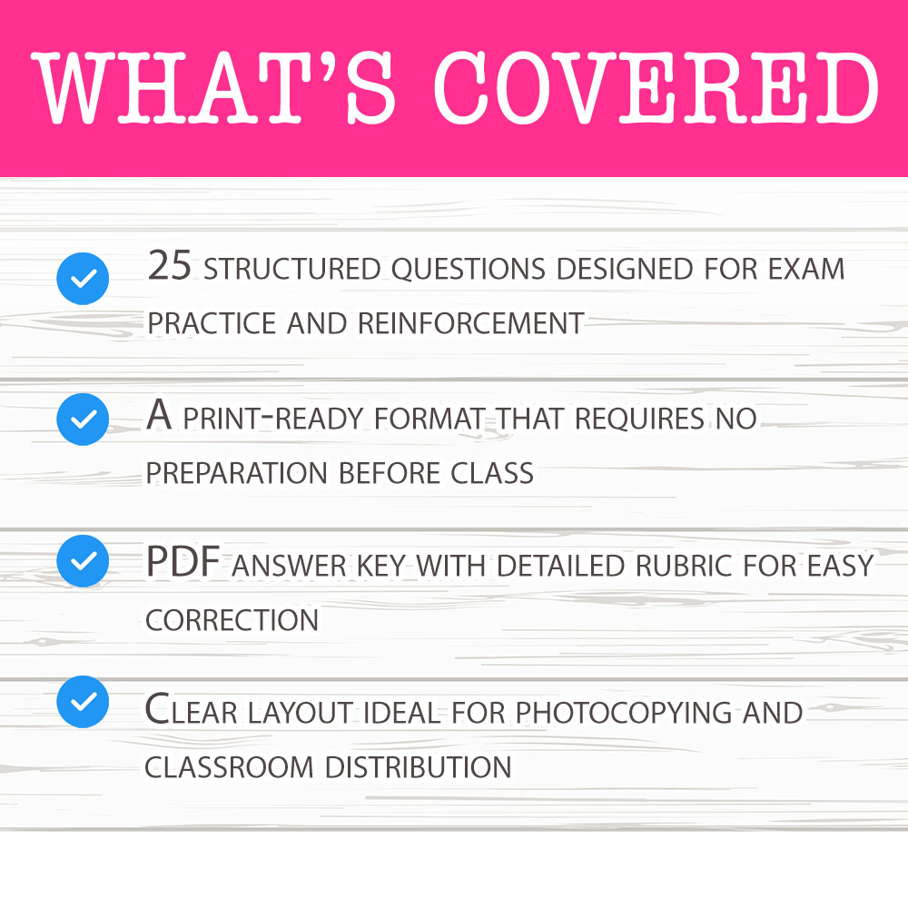 Grade 6 Science worksheet mcq paper worksheet — Grade 6 Science – Physiological Adaptations Worksheet MCQ Paper — page 2