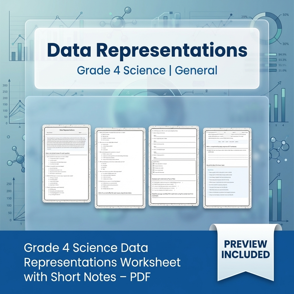 Grade 4 Science Lesson Group | Comprehensive Worksheets & Resources — included worksheet 7