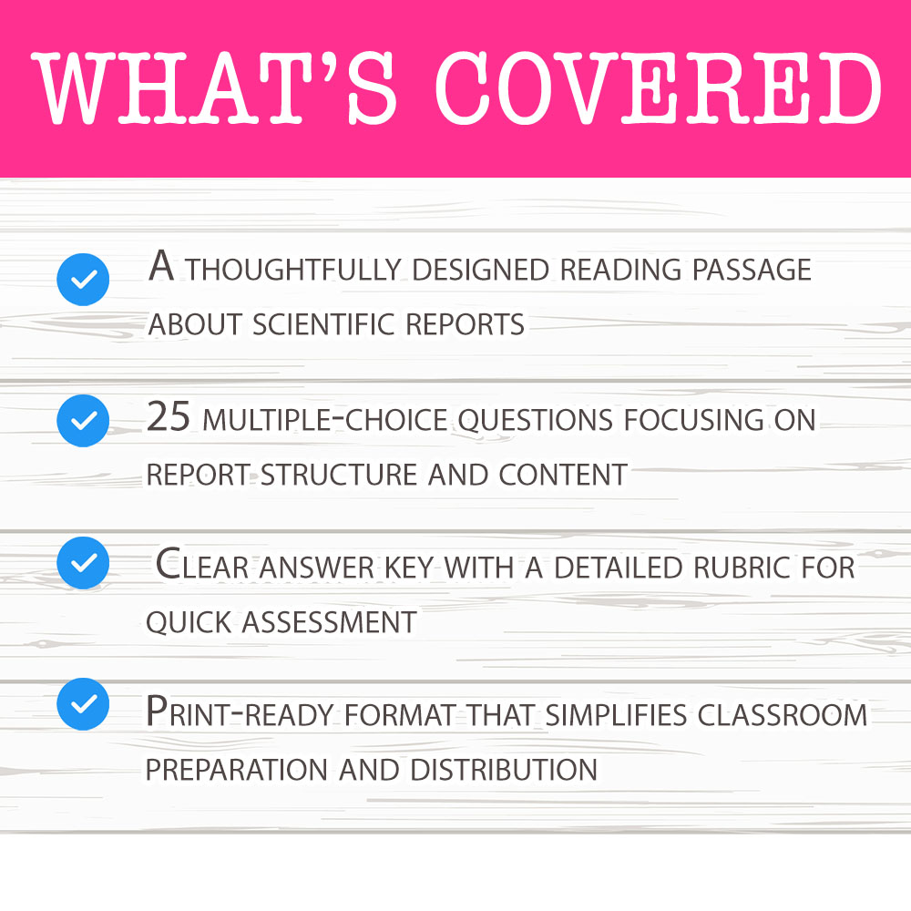 Grade 12 Science worksheet worksheet — Grade 12 Science – Scientific Reports Worksheet for Mastery — page 2