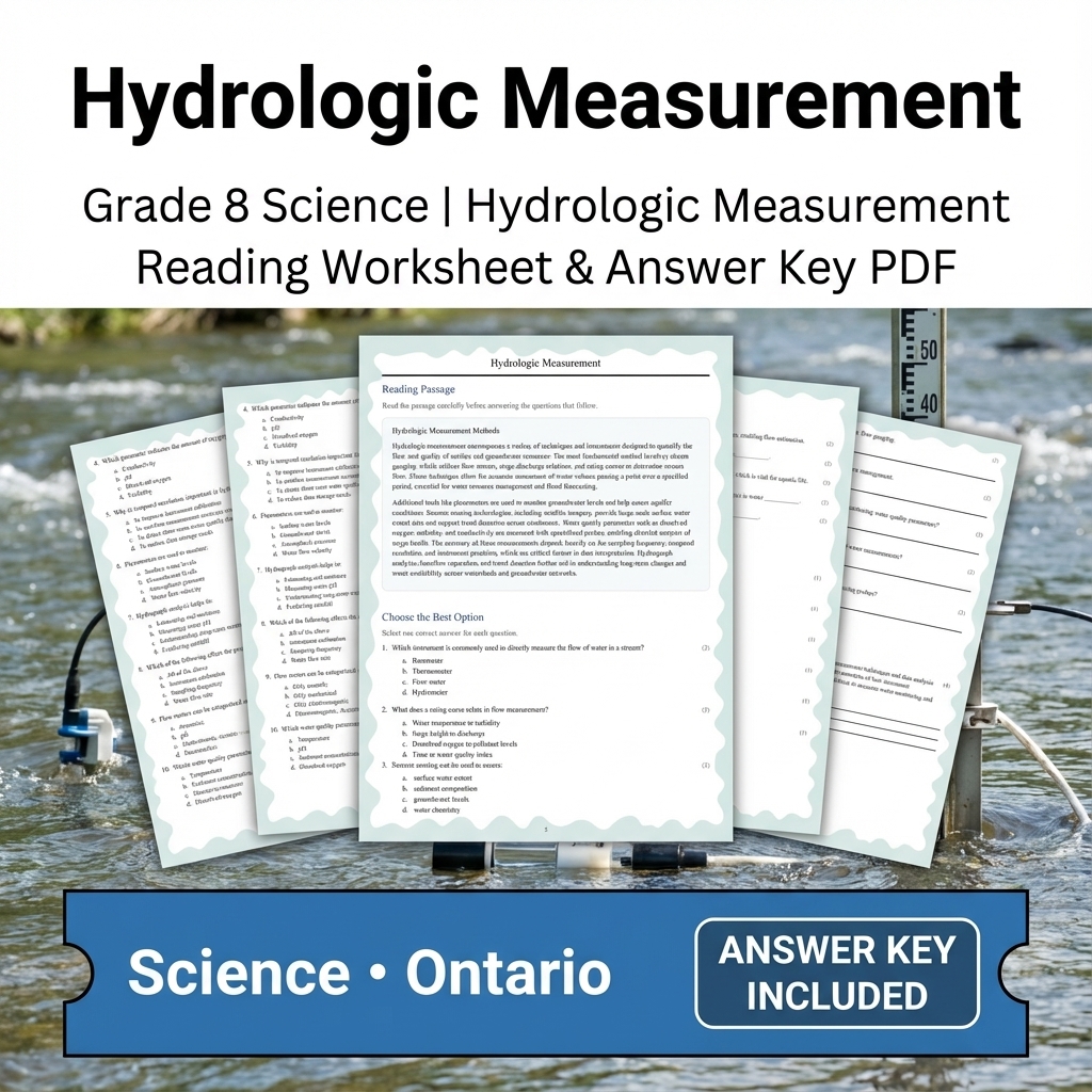 Grade 8 Science Worksheets Bundle | Biology, Physics & Earth Science Resources — included worksheet 52